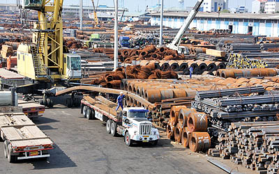 افت صادرات فولاد به دنبال افزایش تقاضای داخل