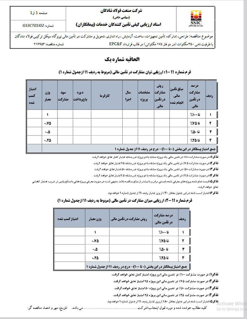 مناقصه شادگان