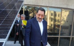 با حضور اتابک آغاز شد؛تامین برق مصرفی ساختمان وزارت صمت با برق خورشیدی