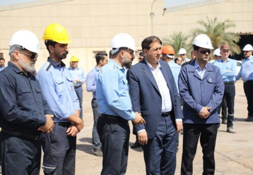 بهرهبرداری از واحد تولید بریکت سرد کارخانه فولادسازی گروه ملی صنعتی فولاد ایران