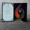 دریافت تندیس جایزه ملی مدیریت انرژی توسط شرکت توسعه آهن و فولاد گل‌گهر