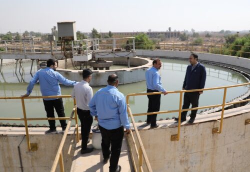 بازدید دکتر اسکندری؛ مدیرعامل شرکت از تاسیسات آبرسانی گروه ملی صنعتی فولاد ایران