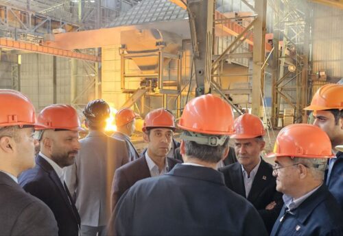 بازدید مدیران انجمن فولاد ایران از مجتمع فولاد صنعت بناب، بزرگترین کارخانه فولاد بخش خصوصی شمال غرب کشور