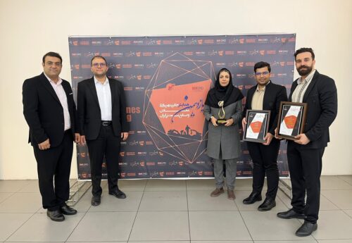 ارفع تندیس برنزین پیشتازان بهره‌وری را دریافت کرد