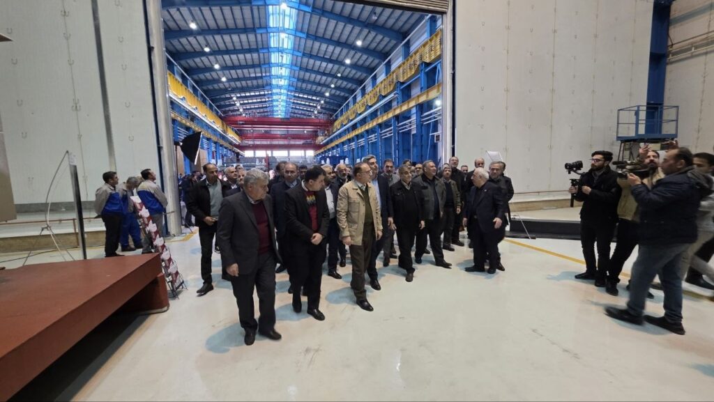 گزارش تصویری از آیین رونمایی کورههای EAF و LF و راکتور ساخت داخل گروه صنعتی آریا ترانسفو 8 ترانسفورماتور 7