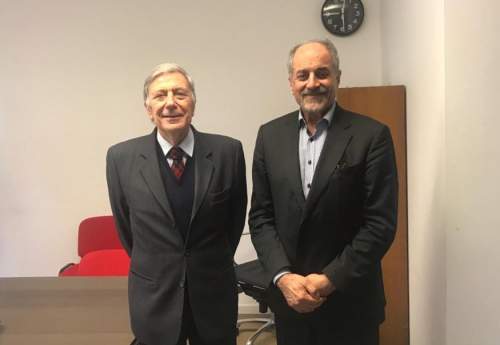 دیدار دو رئیس انجمن ایران و ایتالیا در اروپا