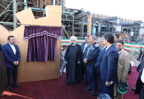 افتتاح دو کارخانه فولادی در مجموعه گل گهر از سوی رییس جمهور