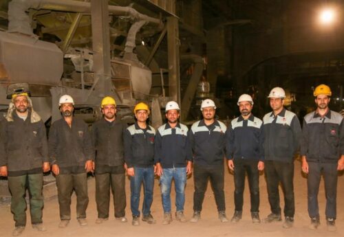 رکورد ۳۰۶۰ ذوب در کنورتور فولادسازی ذوب آهن اصفهان به ثبت رسید