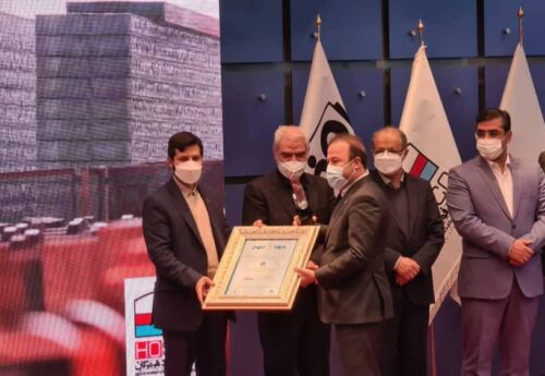 فولاد هرمزگان موفق به دریافت تندیس جایزه ملی تعالی سازمانی شد